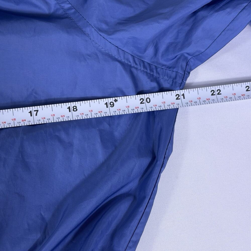 Columbia Women’s Blue Sustina Windbreaker, Cinched Waist, Stowaway Hoodie M - Picture 9 of 16